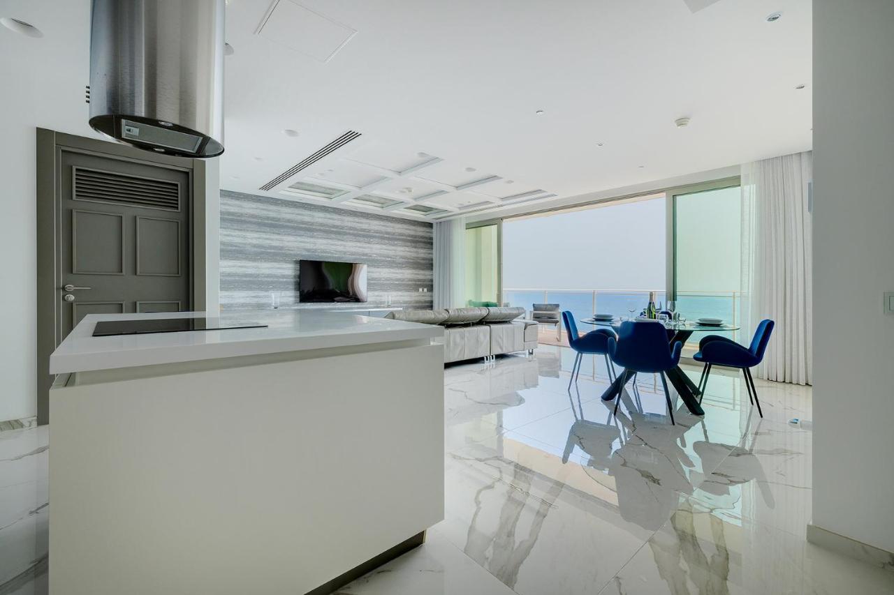 Super Luxury Apartment In Tigne Point, Amazing Sea Views 斯利马 外观 照片
