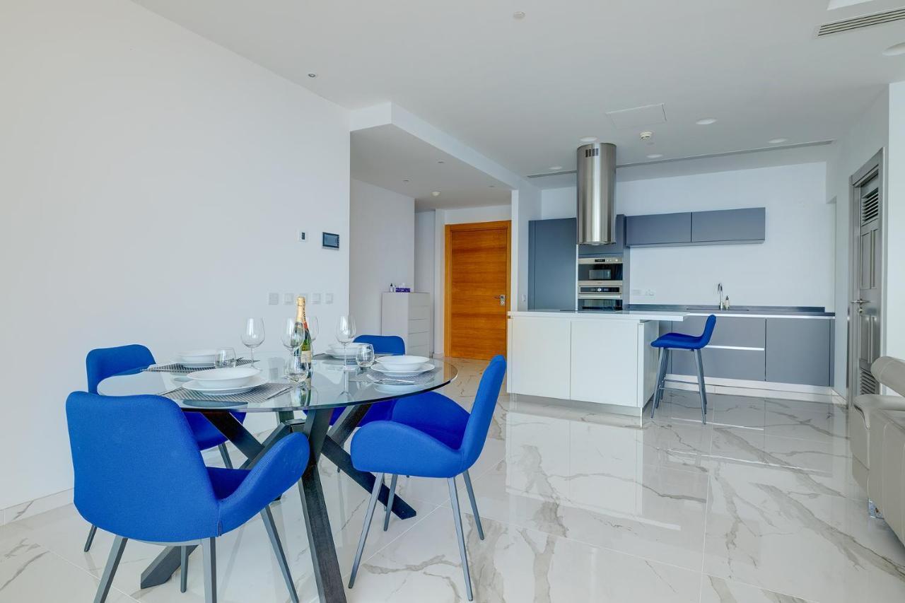 Super Luxury Apartment In Tigne Point, Amazing Sea Views 斯利马 外观 照片