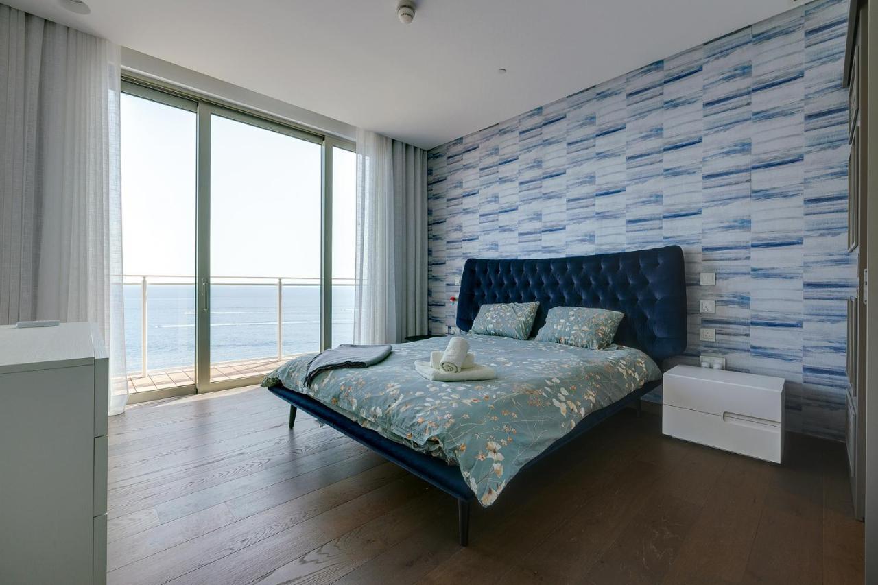 Super Luxury Apartment In Tigne Point, Amazing Sea Views 斯利马 外观 照片