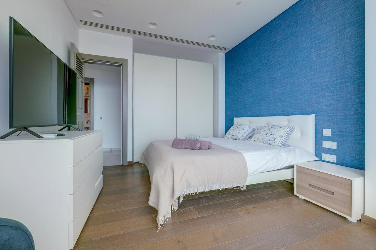 Super Luxury Apartment In Tigne Point, Amazing Sea Views 斯利马 外观 照片