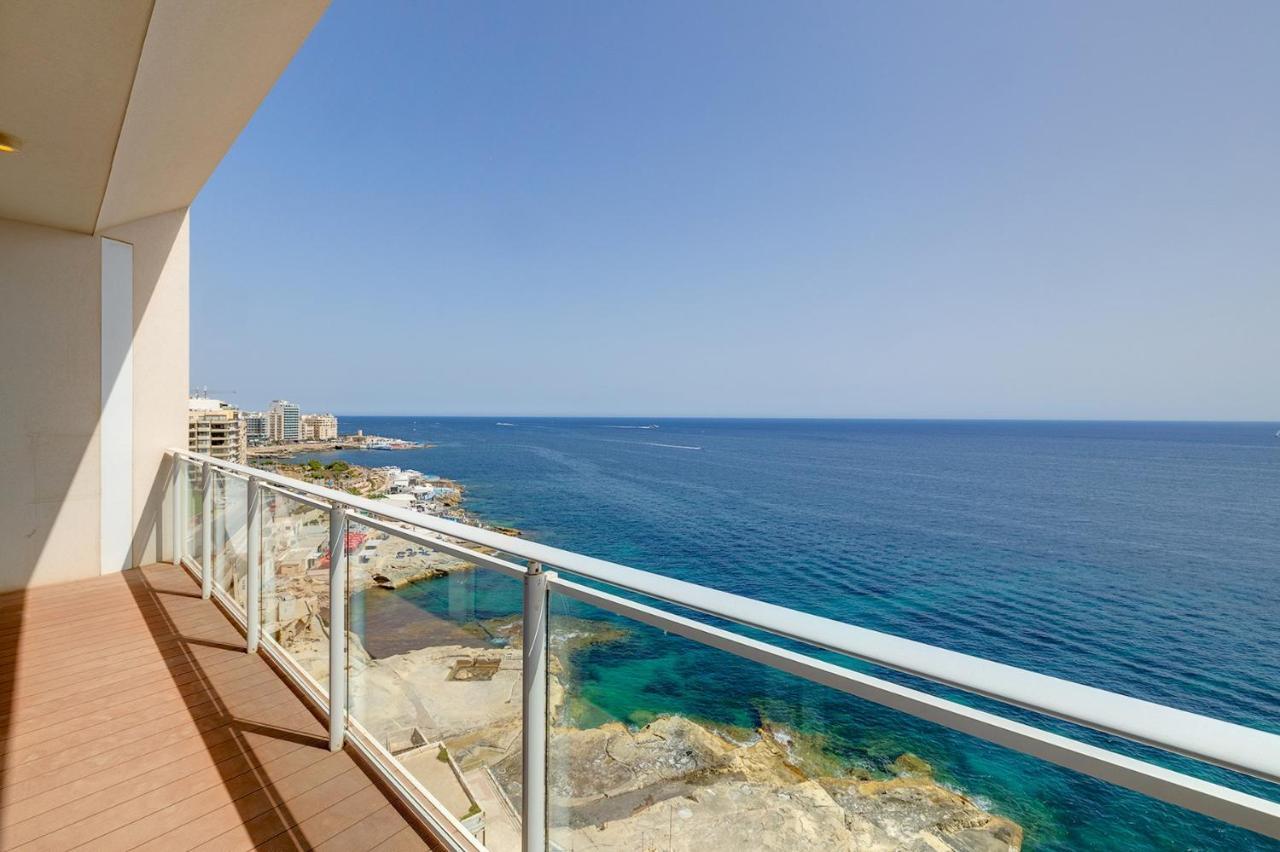 Super Luxury Apartment In Tigne Point, Amazing Sea Views 斯利马 外观 照片